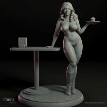 Max Black Two Broke Girls - STL 3D print files