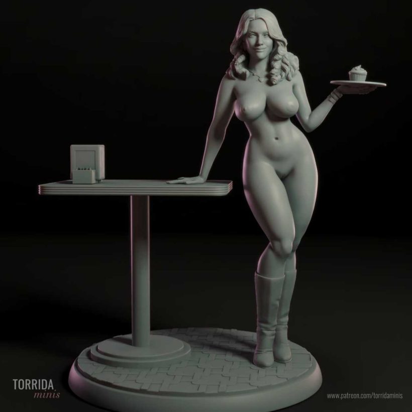 Max Black Two Broke Girls - STL 3D print files