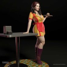 Max Black Two Broke Girls - STL 3D print files