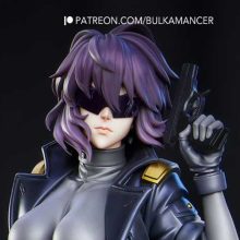 Motoko Kusanagi (Ghost in the Shell) - STL 3D print files