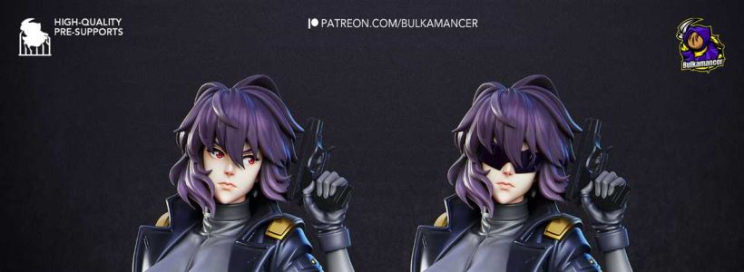 Motoko Kusanagi (Ghost in the Shell) - STL 3D print files