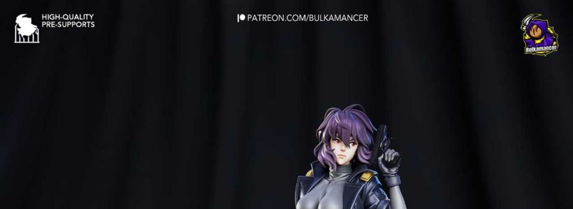 Motoko Kusanagi (Ghost in the Shell) - STL 3D print files