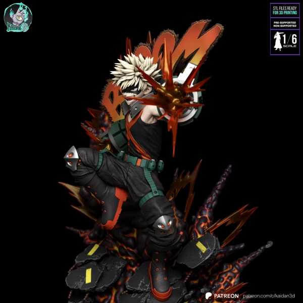 My Hero Academia - Bakugo - STL 3D print files