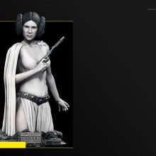 New Hope Leia Bust - STL 3D print files