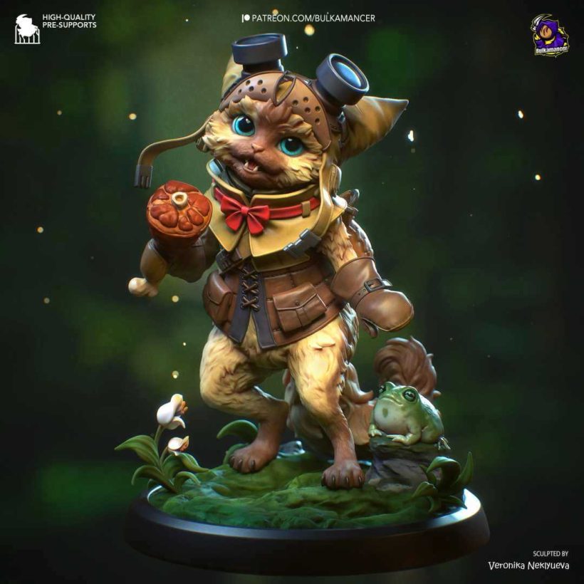 Palico and Toad - Monster Hunter Wilds - STL - STL 3D print files
