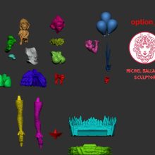 Pennywise Girl - STL 3D print files