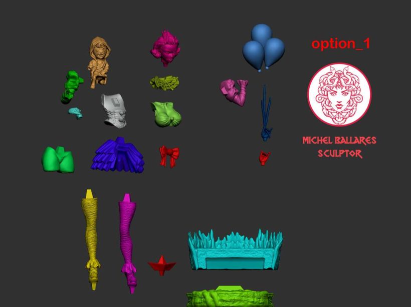 Pennywise Girl - STL 3D print files
