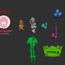 Pennywise Girl - STL 3D print files