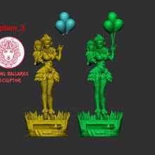 Pennywise Girl - STL 3D print files