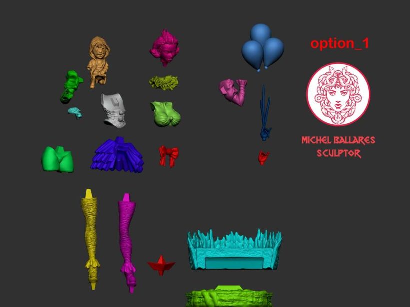 Pennywise Girl - STL 3D print files