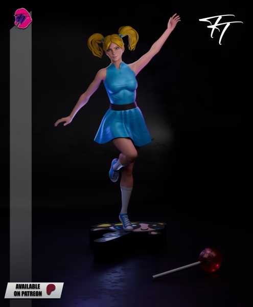 Powerpuff Girls and Him - STL 3D print files