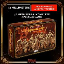 PRIMAL Collectibles - MASTERS OF DUNGEONS QUEST - STL 3D print files