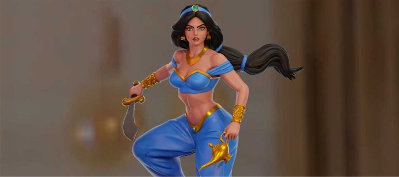 Princess Jasmine sfw nsfw - STL - STL 3D print files