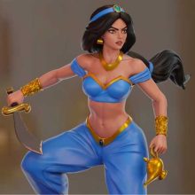 Princess Jasmine sfw nsfw - STL - STL 3D print files