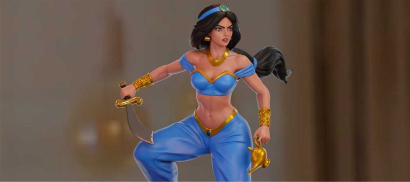 Princess Jasmine sfw nsfw - STL - STL 3D print files
