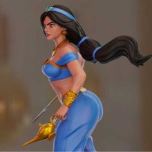 Princess Jasmine sfw nsfw - STL - STL 3D print files