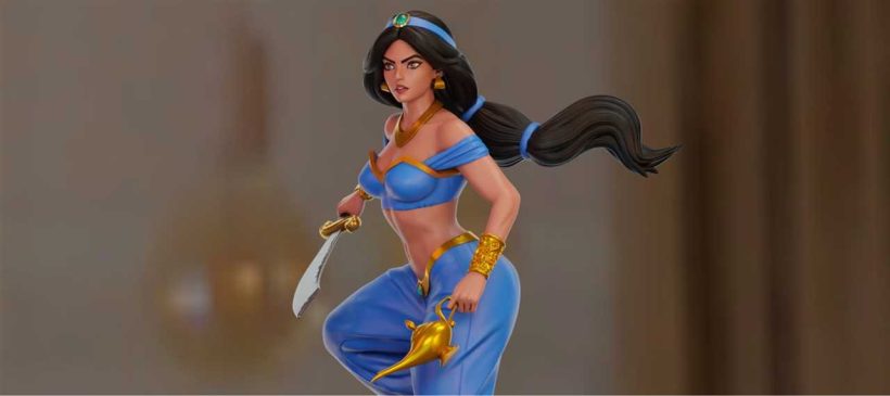 Princess Jasmine sfw nsfw - STL - STL 3D print files