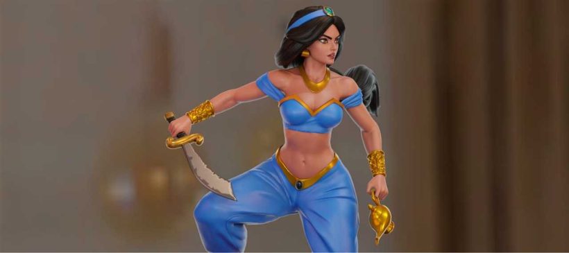 Princess Jasmine sfw nsfw - STL - STL 3D print files