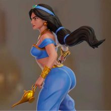 Princess Jasmine sfw nsfw - STL - STL 3D print files