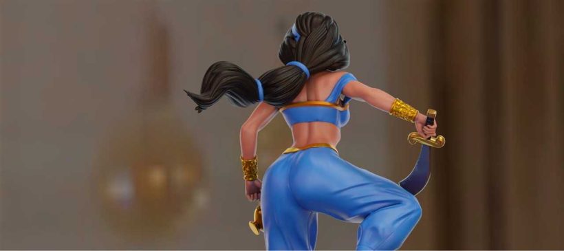Princess Jasmine sfw nsfw - STL - STL 3D print files
