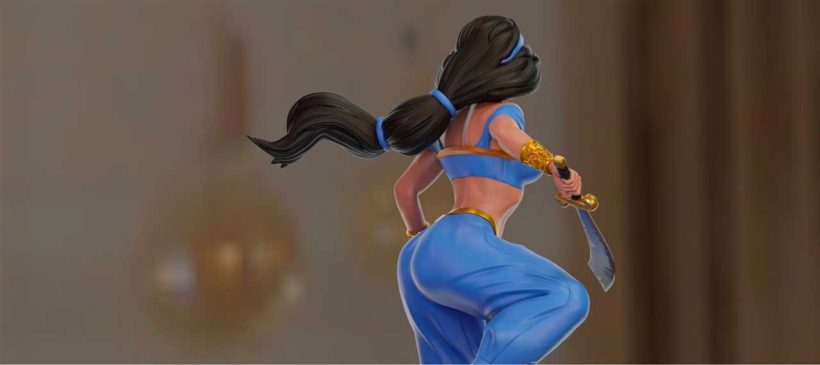 Princess Jasmine sfw nsfw - STL - STL 3D print files