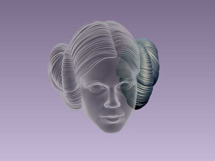 Princess Leia And R2d2 - STL 3D print files
