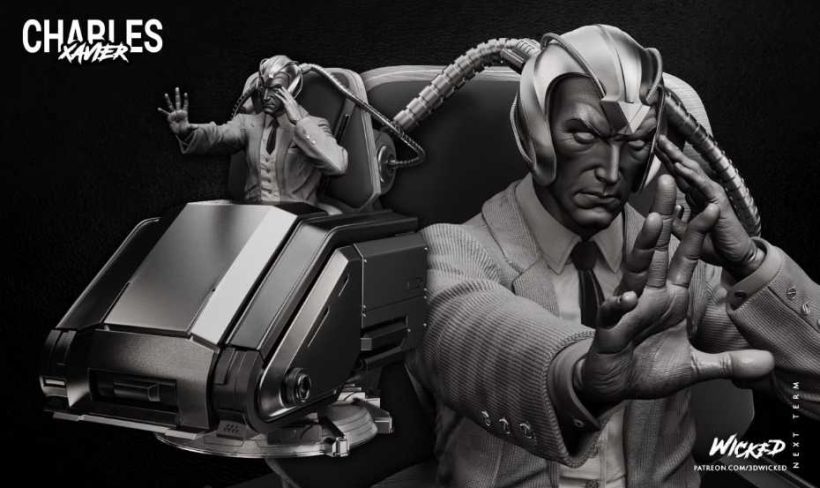 Professor X Charles Xavier - STL 3D print files