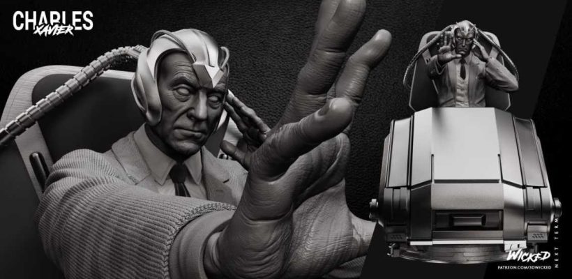 Professor X Charles Xavier - STL 3D print files
