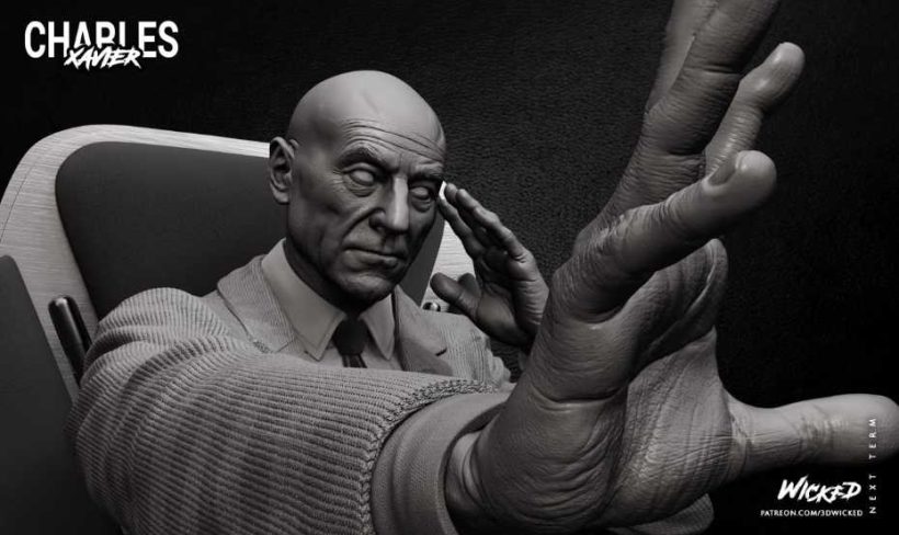 Professor X Charles Xavier - STL 3D print files