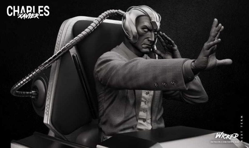 Professor X Charles Xavier - STL 3D print files