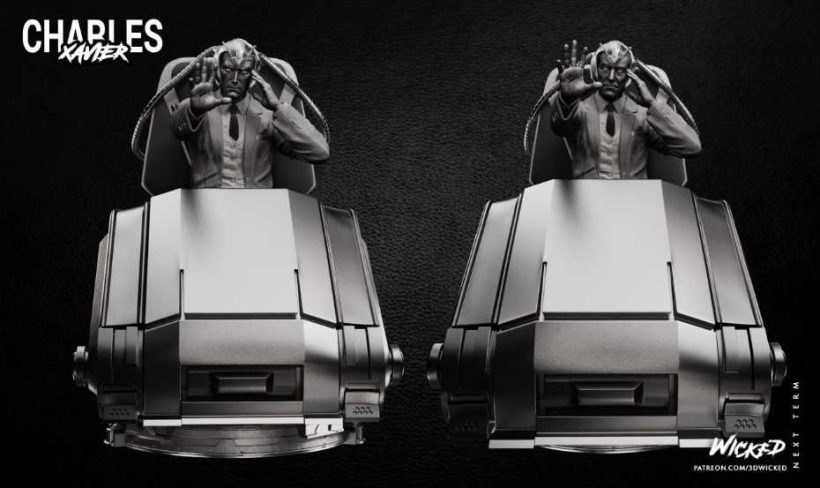 Professor X Charles Xavier - STL 3D print files