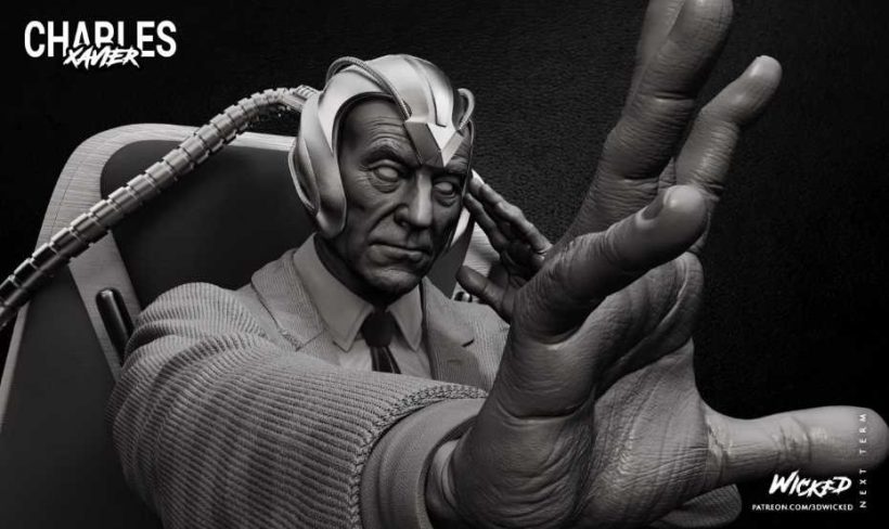 Professor X Charles Xavier - STL 3D print files