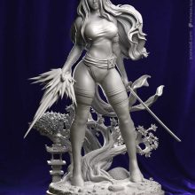 Psylocke 7 - STL 3D print files