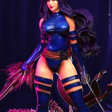 Psylocke 7 - STL 3D print files