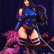 Psylocke 7 - STL 3D print files