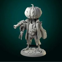 Pumpkin Scarecrow - STL 3D print files