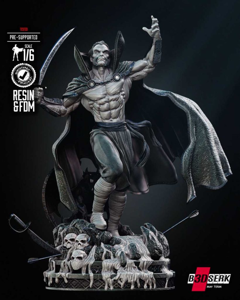 Ras Al Ghul Sculpture Verified - STL 3D print files