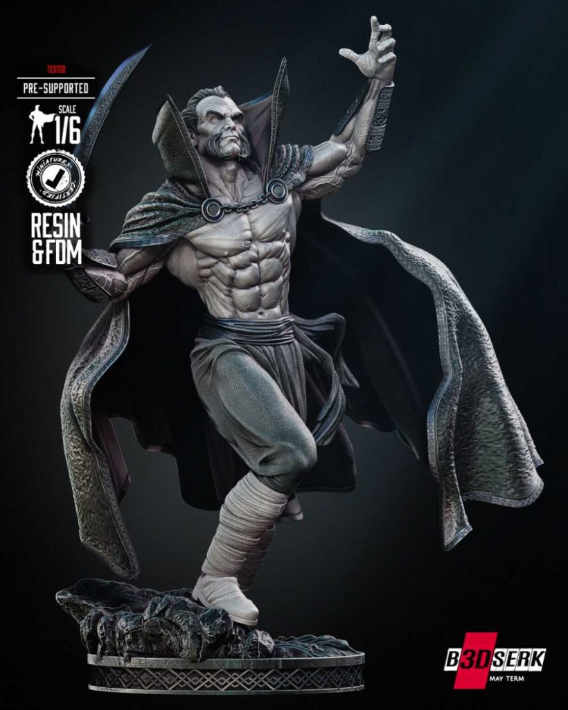 Ras Al Ghul Sculpture Verified - STL 3D print files