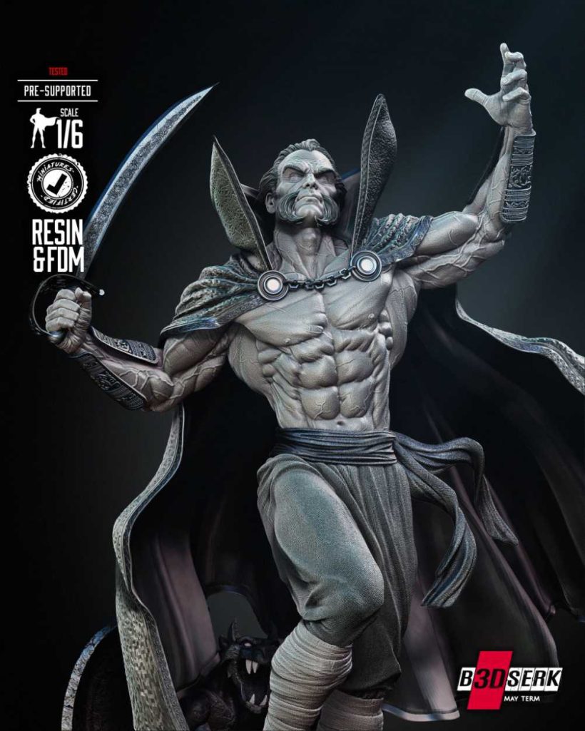 Ras Al Ghul Sculpture Verified - STL 3D print files