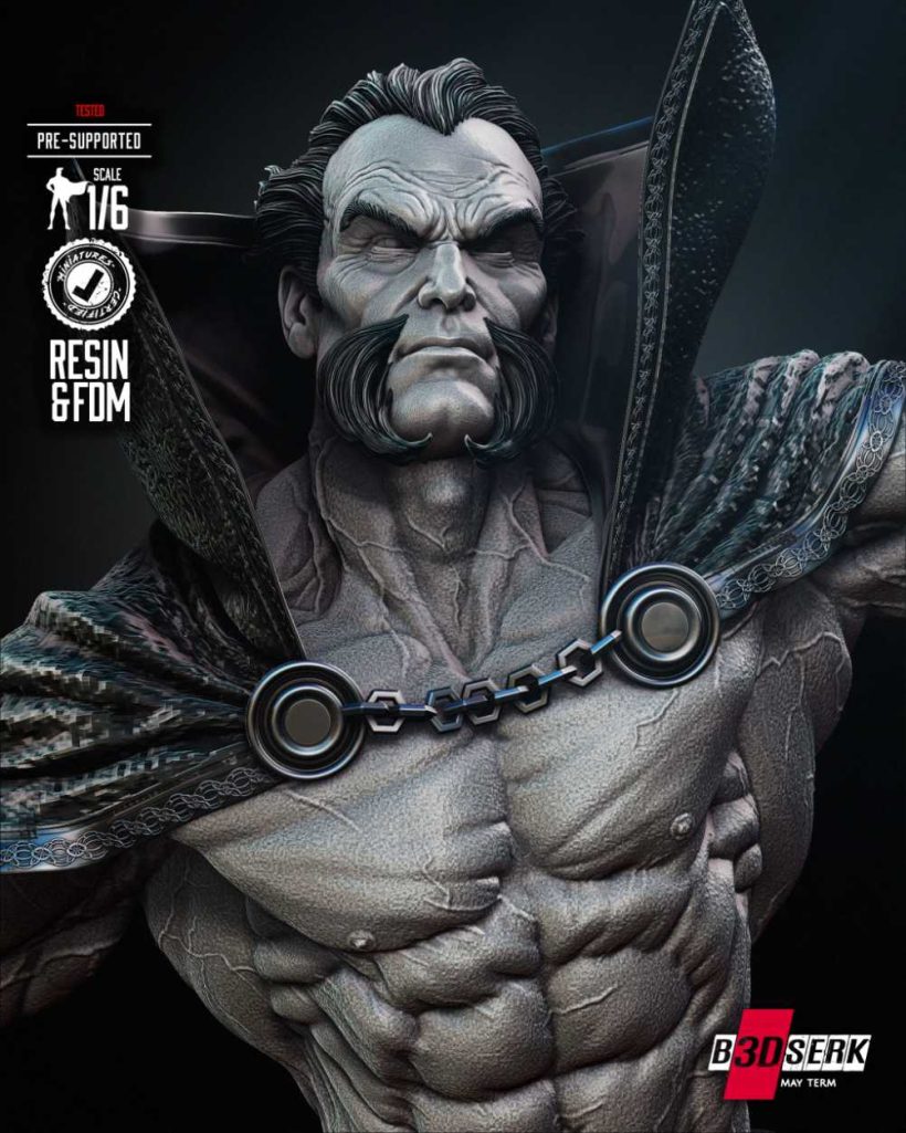 Ras Al Ghul Sculpture Verified - STL 3D print files