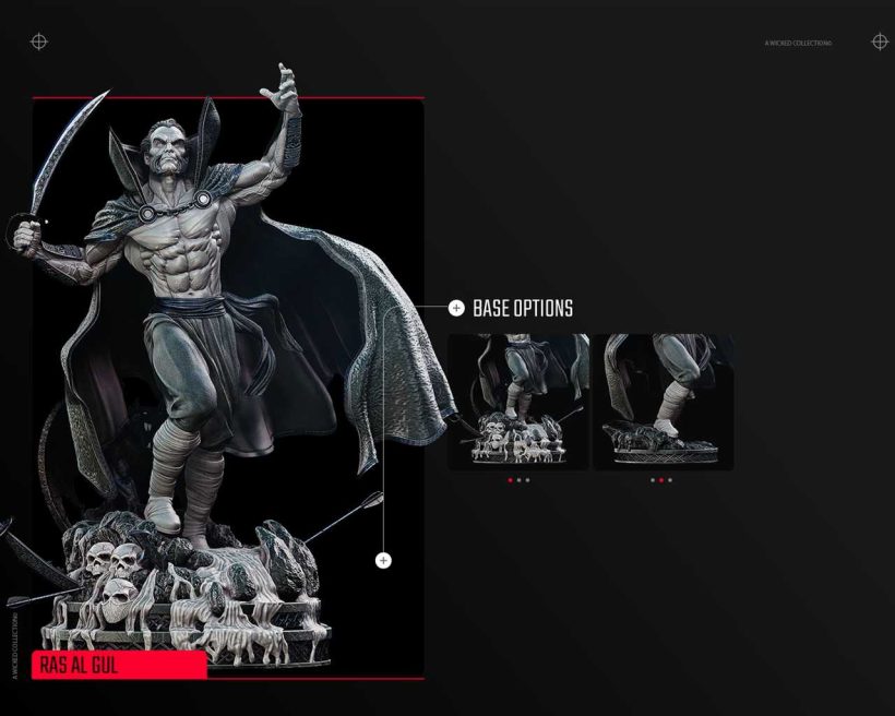 Ras Al Ghul Sculpture Verified - STL 3D print files