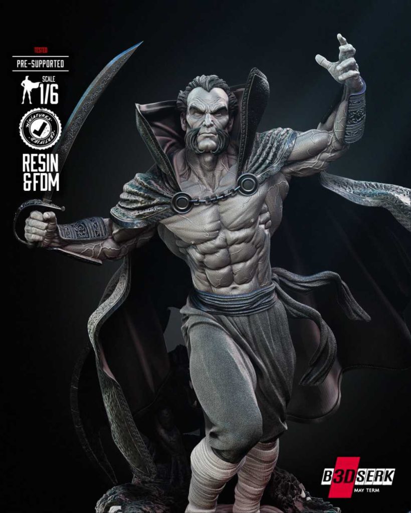 Ras Al Ghul Sculpture Verified - STL 3D print files