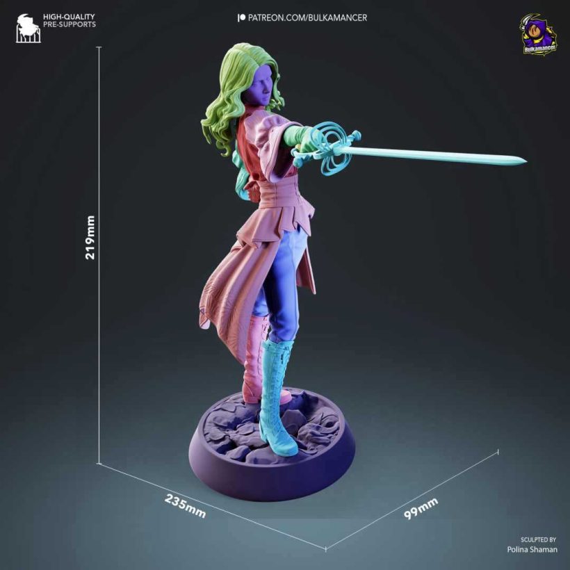 Real Maelle - Clair Obscur Expedition 33 - STL - STL 3D print files