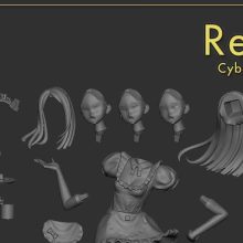 Rebecca - Cyberpunk Edgerunners - STL 3D print files