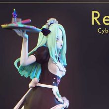 Rebecca - Cyberpunk Edgerunners - STL 3D print files