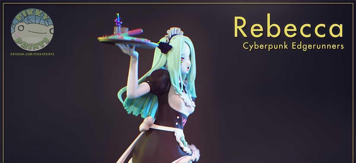 Rebecca - Cyberpunk Edgerunners - STL 3D print files