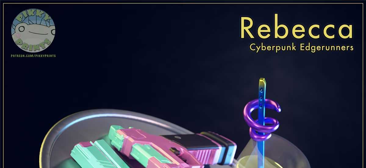 Rebecca - Cyberpunk Edgerunners - STL 3D print files