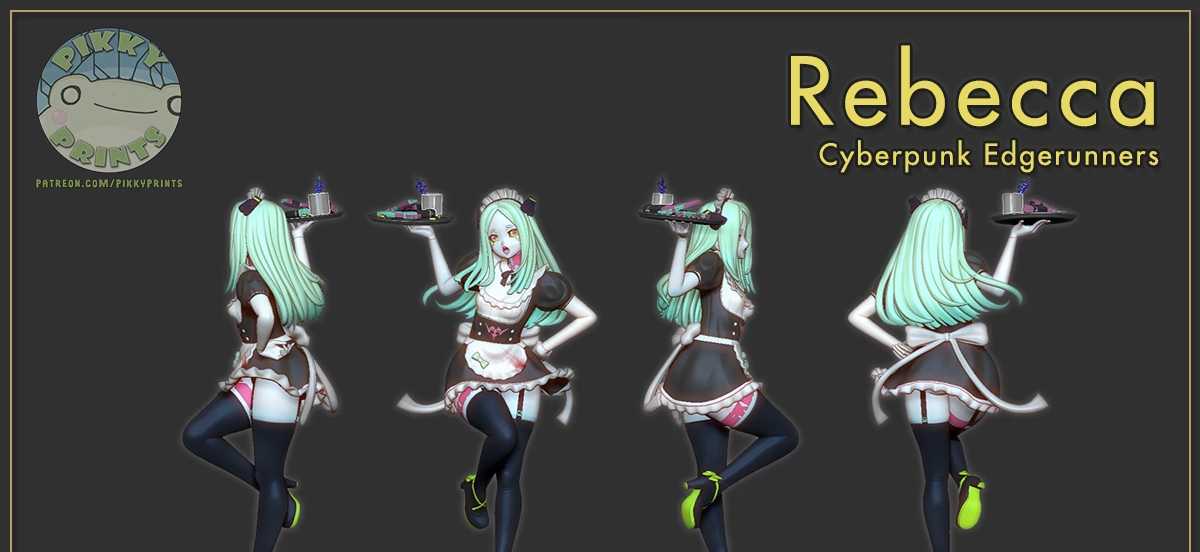 Rebecca - Cyberpunk Edgerunners - STL 3D print files