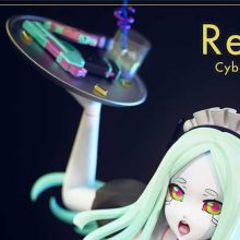 Rebecca - Cyberpunk Edgerunners - STL 3D print files