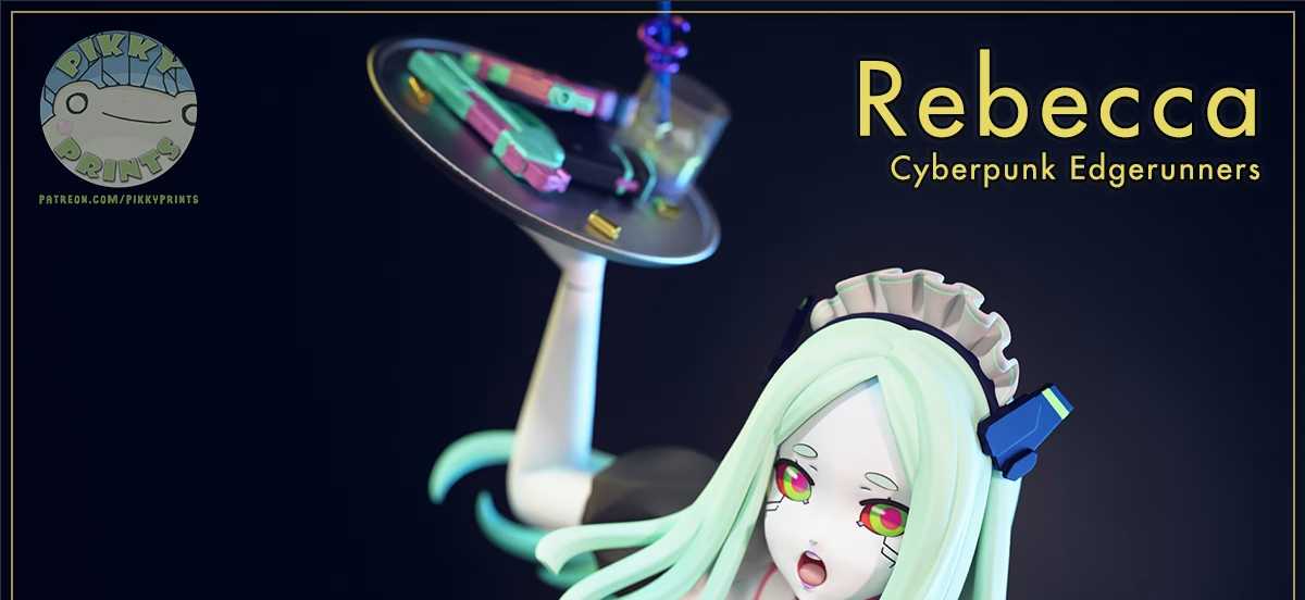 Rebecca - Cyberpunk Edgerunners - STL 3D print files